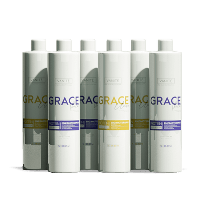 3 Units Grace Unique 1000ml + 3 Units Grace Violet 1000ml (33.8 fl oz) - Make Beauty International