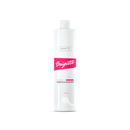 Brigitte Plástica dos Fios | Total Reduction of Volume and Frizz | For All Hair Types | 1000ml (33.8 fl oz) - Make Beauty International