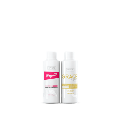 Kit - 1 unit Grace Enzimoteraphy Unique + 1 unit Brigitte Pre-Treatment Shampoo | 100ml - Make Beauty International
