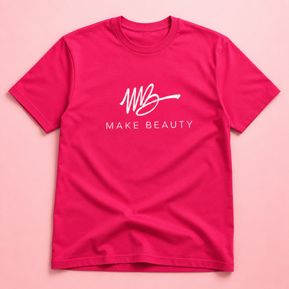 Make Beauty Signature Pink T-Shirt