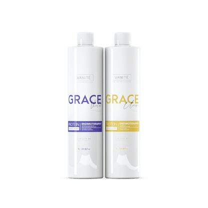 Kit - Grace Enzimoteraphy Unique + Grace Enzimoteraphy Violet | 1000ml (33.8 fl oz) - Make Beauty International