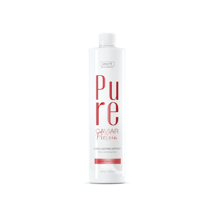 Pure Protein | Semi Definitive Organic and Formaldehyde Free | For All Hair Types | 1000ml (33.8 fl oz) - Make Beauty International